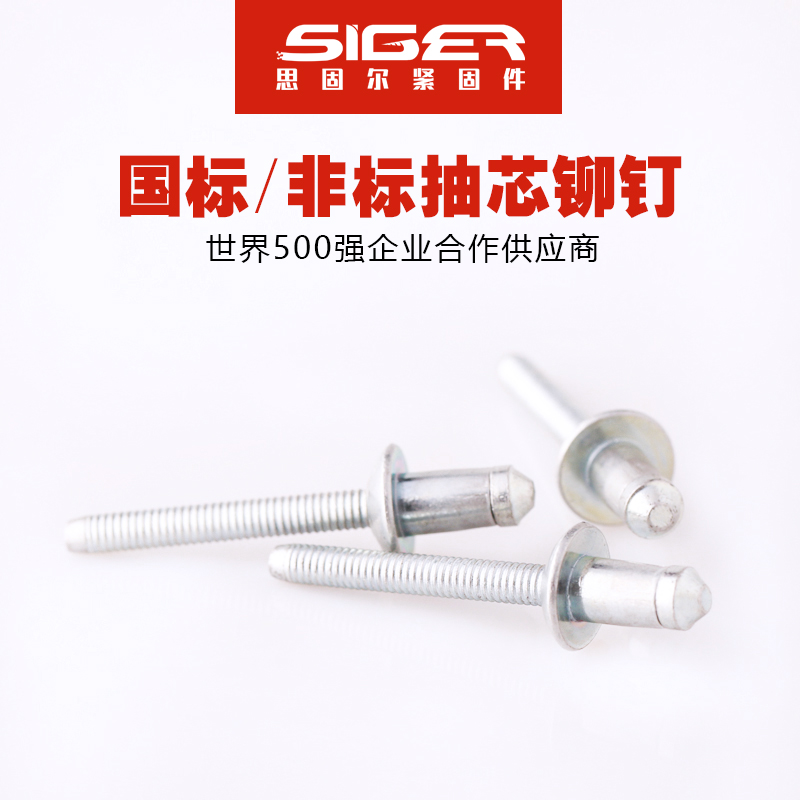 海馬樂(lè )克全鐵蘭鋅抽芯鉚釘